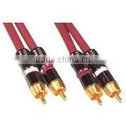 Type 2*RCA Plug to 2*RCA Plug Directional Audio Interconnect Cable VK30263 thumbnail-1