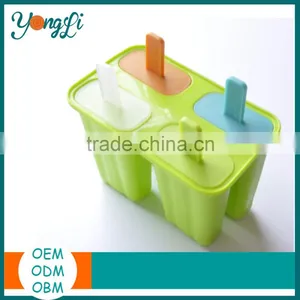 Silicone Ice Pop Molds [Set of 3] With Perfect Popsicle Holder-Ice Pop Maker Set thumbnail-1