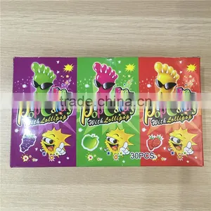 Popping+Lollipop Mixed Flavors Big Foot Pop Candy With Lollipop 13g thumbnail-6