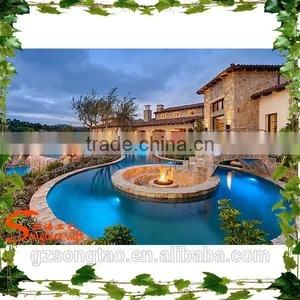 House Designing in Songtao and Swimming Waterfall Pool & Funtain thumbnail-1