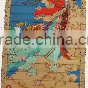 Gift Chinese Bamboo Slip ( Celestial Beauty Scattering Flowers ) thumbnail-1