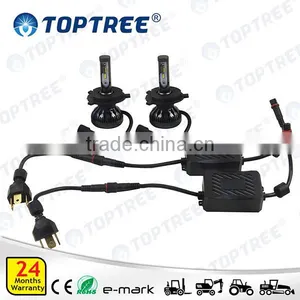 28W 45w 7100LM LED HEADLIGHT BULBS H4 6000K WHITE HIGH LOW BEAM thumbnail-1