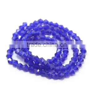 Charm Glass Beads Loose Spacer Beads 4mm Bicone Crystal Beads for DIY Jewelry thumbnail-3