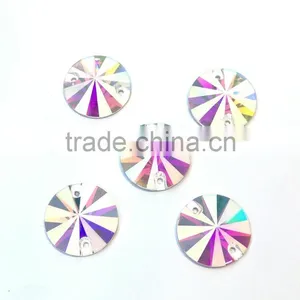 Flat Back Sew on Crystal Rhinestone Glass Loose Beads For Jewelry Decoration thumbnail-2