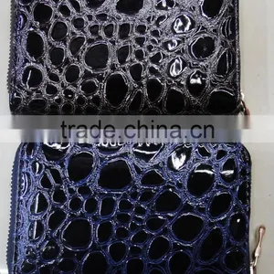 Hot Popular Lady Stylish pu Croco Wallet thumbnail-3
