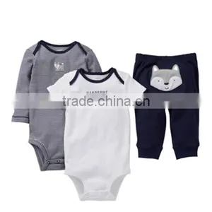 Autumn Style Carter's Baby Newborn Infant Bodysuits Children's Overalls Boutique Clothing Clothes for Baby Boys 3pics/set thumbnail-1