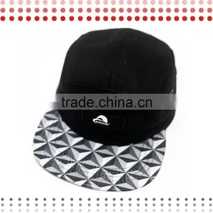 Wide Brim Hat Men 5 Panel Hat Custom thumbnail-1