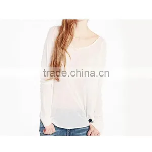 New Design Plus Size Round Neck Black and White Loose Bat Sleeve Casual Clothes Wing Printing t Shirt Blank T-shirt thumbnail-4