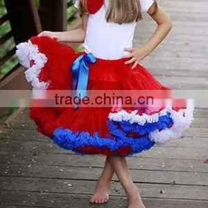 2014Hot Sale!Multicolors Lovely Baby Girls Fluffy Chiffon Pettiskirts Fashion Girl's Multi Colors Pettiskirts thumbnail-5