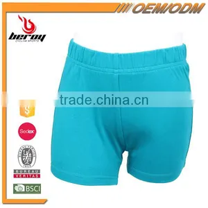 Custom Color Breathable Cotton Children Fitness Yoga Shorts for Girls thumbnail-1