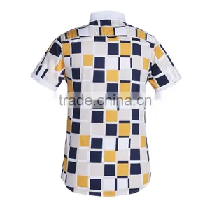 Men's New Model t Shirts Fancy Plaid Design Custom T-shirts thumbnail-2