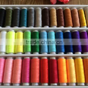 5pcs Plastic Tube of Colorful Polyester Thread Blister on Card thumbnail-4
