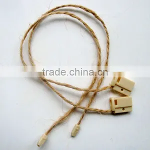 Eco-friendly Garment Accessories Jute String Tag Lock thumbnail-1