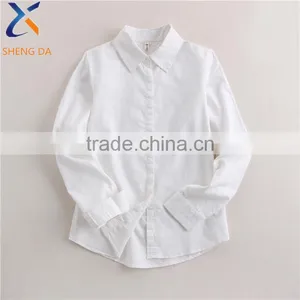 The Summer of New Simple Pure Color Joker Three Quarter Sleeve Fashion Decals Shirt thumbnail-1