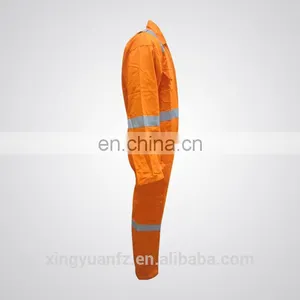 Mens Aramid IIIA Flame Resistant Coverall With 3M Reflective Tape thumbnail-4