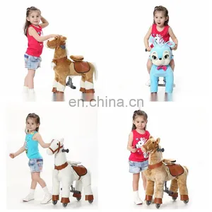 New Arrival!!!HI CE Mechnical Ride on Animal for Hot Sale With Wheels,ride on Zoo Animal Horse for Kids thumbnail-1