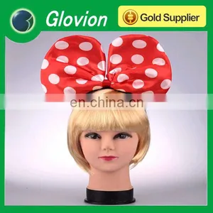 Hot SalePromotional Flashing Bowtie Headwear Lovely Headwear With Cute Flashing Bowknot for New Year Party thumbnail-1