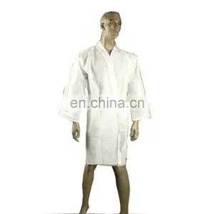 Disposable Spunlace Kimono Gown for SPA,Sauna,Beauty thumbnail-1