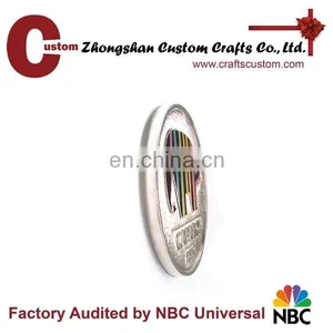 Factory Price OEM Brand Custom Metal Challenge Silver Coin thumbnail-2
