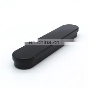 Shinny Black Varnished Rectangular Metal Tin Case With Hinge Lid and EVA Tray thumbnail-3