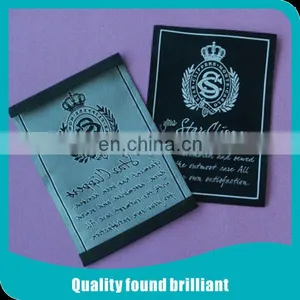 Customized Brand Woven Label for Jean Clothing thumbnail-1
