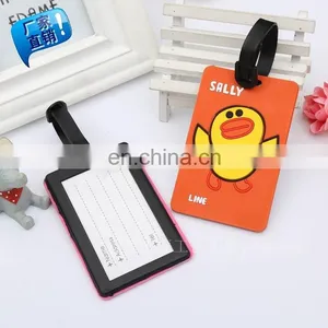 Personalized Luggage Tag Custom Logo Cheap Bulk Soft Pvc Luggage Tag thumbnail-2