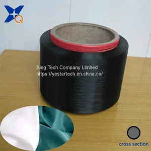Black Carbon Inside Conductive Nylon Fiber Filaments 40D/3F for Anti-Static Yarn/ESD Fabric/dust-free Plant Gloves-XTAA250 thumbnail-3
