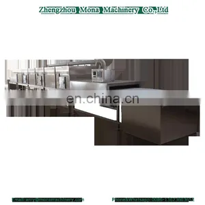 Industrial Microwave Tunnel Dryer Dehydrator Machine for Drying Lotus Leaf and Barley Worm thumbnail-1