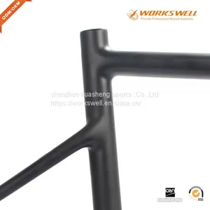 Full Carbon Road Bike Frame BSA Carbon Bicycle Frameset Glossy Matt 48/51/54/56/58CM thumbnail-4