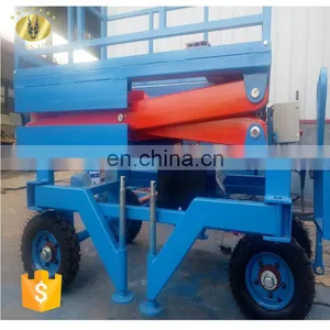 7LSJY Shandong SevenLift Mobile Hydraulic Manual Tire Scissor Mechanism Lifter thumbnail-5