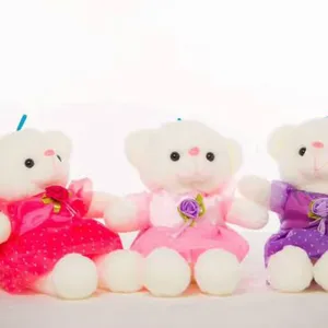 Stuffed Animal Dog Toy Purple Stuffed Animal Soft Plush Toys thumbnail-3