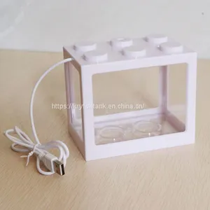 Mini Fashionable Acrylic Fish Tank/Aquarium Good Items for Christmas Decorations thumbnail-3