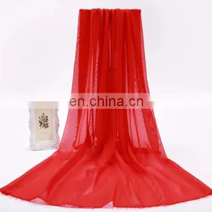 China Supplier 100% Polyester Woven 75D Chiffon Fabric for Evening Dress thumbnail-1