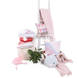 Happy Valentine's Day Decorative Throw Pillow Case Sweet Love Pink Square Cushion Cover for Home Decor thumbnail-7