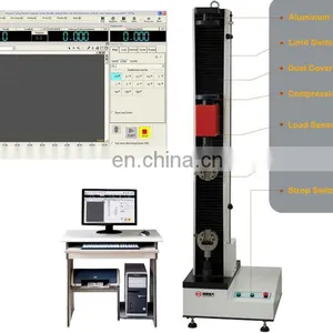 Cheap Price Textile Rubber Bending Tensile Strength Tester With Electronic Extensometer thumbnail-2