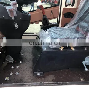 China Hydraulic Backhoe Loader Mini Wheel Loader Digger for Sale thumbnail-3