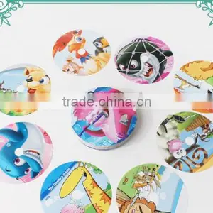 Colorful Custom Round Cartoon Adhesive Label Printing, Paper Pvc Printing thumbnail-1