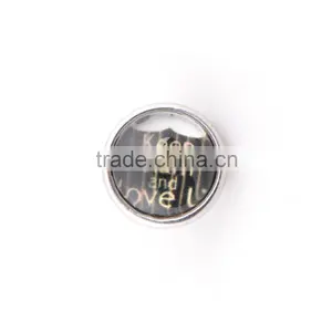 Customized Push Button Snap for Leather Bracelet XKZ0440 thumbnail-1