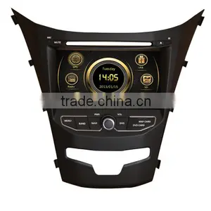 Car Dvd Player for Ssangyong 2014 Korando With GPS/Bluetooth/Radio/SWC/Virtual 6CD/3G Internet/ATV/iPod/DVR thumbnail-1