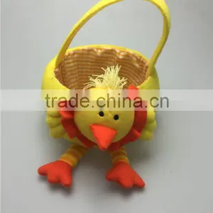 Chick Basket Kids Easter Felt Basket thumbnail-1