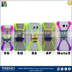 New Arrival Fit for 1~6 Inches Color Changing Color Fading Gradient Color Silicon Bumper Case thumbnail-6