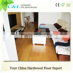 Anti-slip Smooth Solid Maple Wood Flooring Hardwood Flooring thumbnail-1