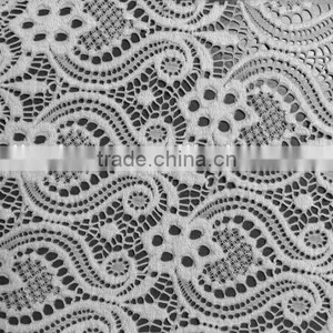 Gold African French Lace Fabric for Dress LZ-0206 thumbnail-2