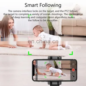 Factory Price Auto Smart Shooting Selfie Stick 360 Object Tracking Holder All-in-one Rotation Face Tracking Camera Phone Holder thumbnail-4