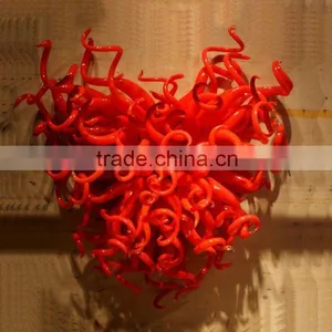 Red Decorative Wall Mounted Chandelier thumbnail-1