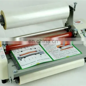 FM8350 Table Top Office Preglued Plastic Film Manual A3 Thermal Laminating Machine, Small Cold Double Side Laminator thumbnail-5