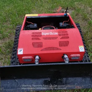Robot Slope Mower, China Remote Control Lawn Mower With Tracks Price, Grass Cutter Price for Sale thumbnail-4