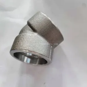 Forged Steel Pipe Fitting Socket Welding 45 Degree Elbow 3000LB ASME B16.11 thumbnail-2