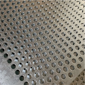 For Architectural Decoration Perforated Plate Isolation Net Decorative Hexagonal Mesh thumbnail-3