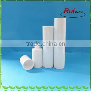 White Cylinder PET Bottle With Big Dust Cap,White Cosmetic Skin Care PET Spray Bottle thumbnail-1
